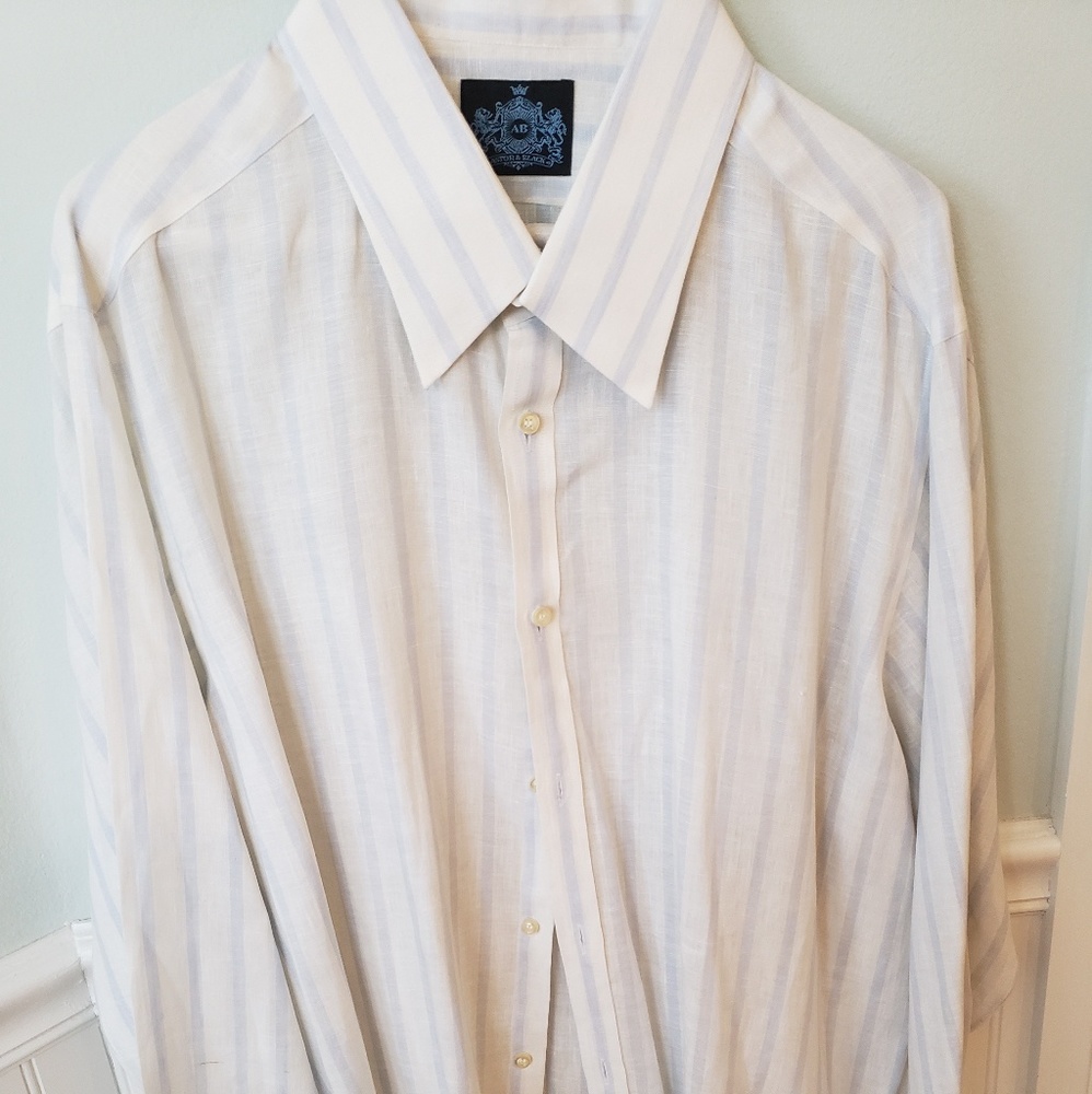 Nwot custom irish linen shirt